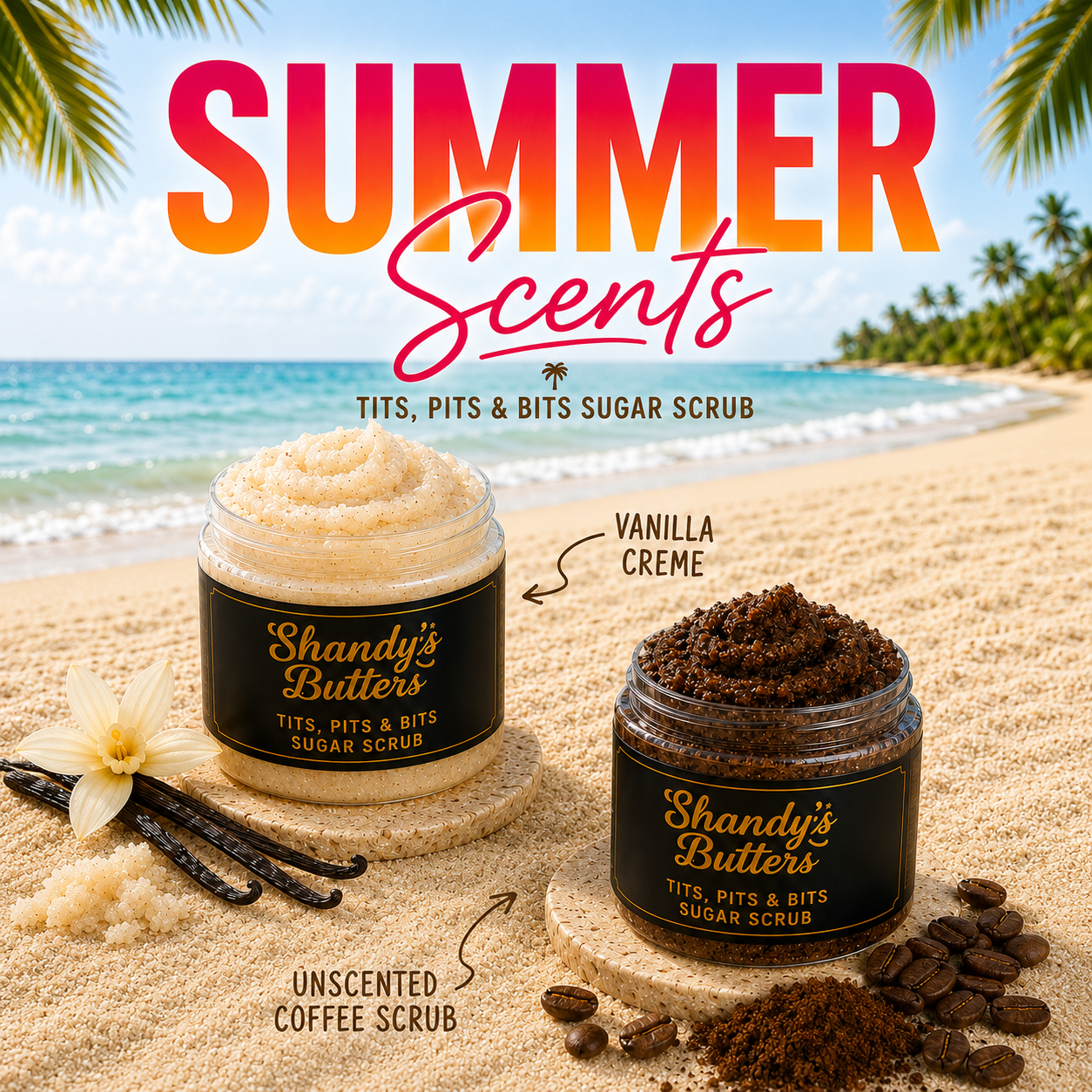 Summer Scents Tits, Pits, and Bits Body Scrubs
