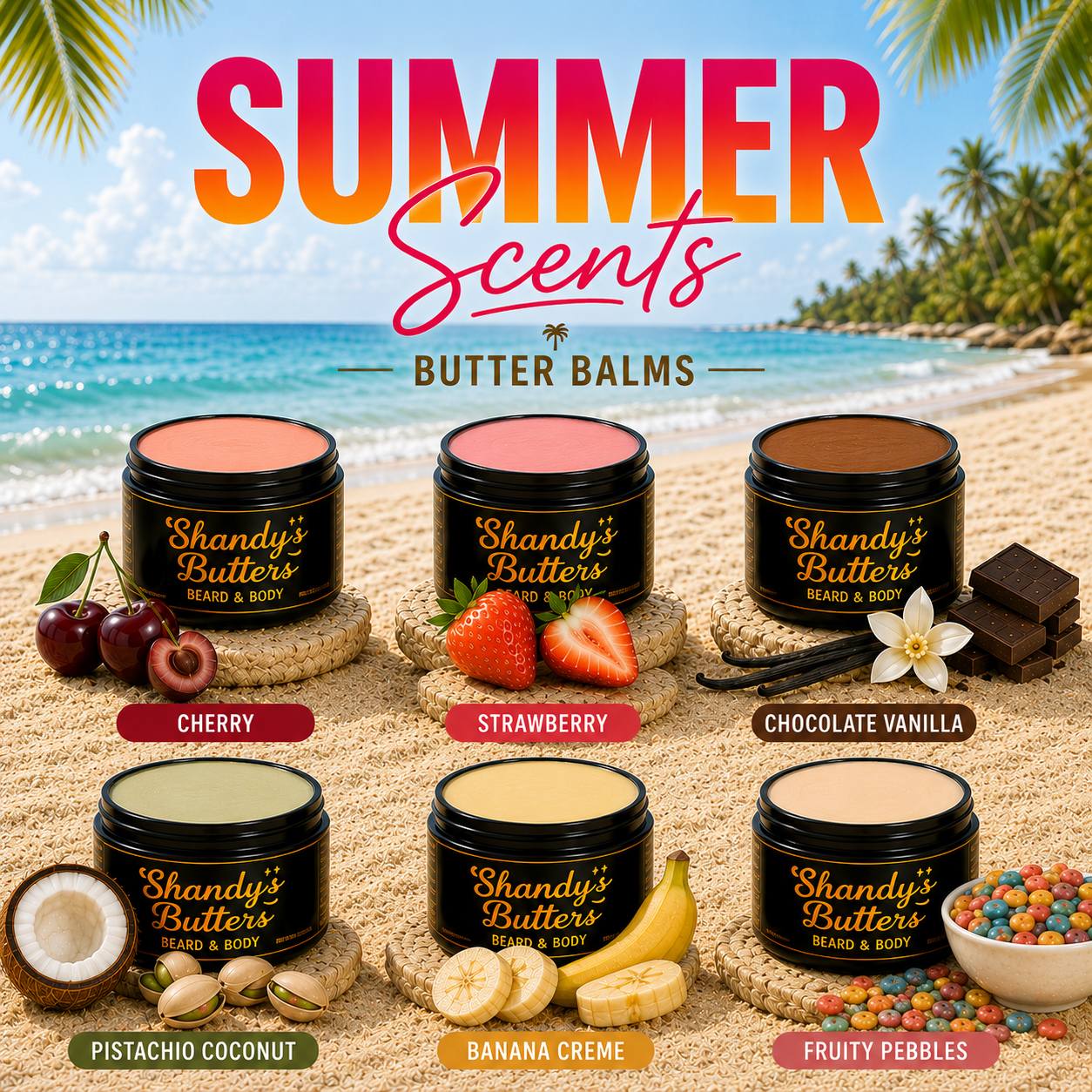 Summer Scents Body Butter Balms