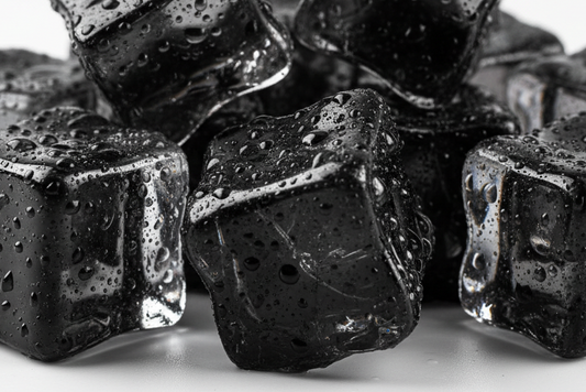 black ice cubes 